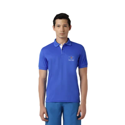 Buy Asics ProTees Polo T-shirt - Blue in bulk for Corporate Gifting | Corporate Gyft