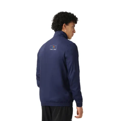 Buy Asics Solid Track Jacket - Navy Blue in bulk for Corporate Gifting | Corporate Gyft