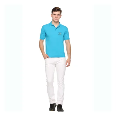 Buy Fas-Tees Polo T-Shirt - Aqua Blue in bulk for Corporate Gifting | Corporate Gyft