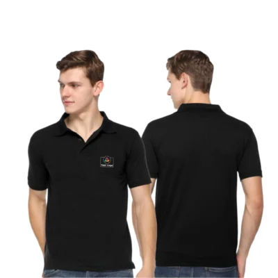 Buy Fas-Tees Polo T-Shirt - Black in bulk for Corporate Gifting | Corporate Gyft