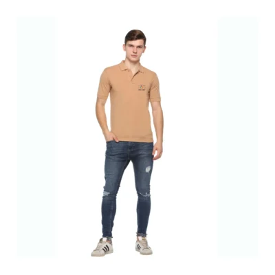 Buy Fas-Tees Polo T-Shirt - Beige in bulk for Corporate Gifting | Corporate Gyft