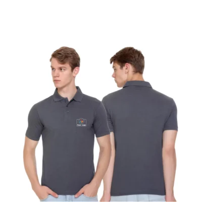 Buy Fas-Tees Polo T-Shirt - Dark Grey in bulk for Corporate Gifting | Corporate Gyft