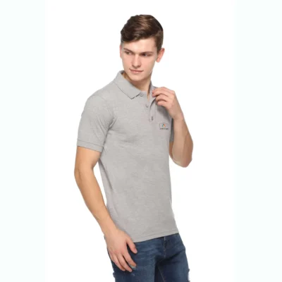Buy Fas-Tees Polo T-Shirt - Grey in bulk for Corporate Gifting | Corporate Gyft