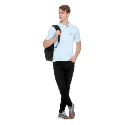 Buy Fas-Tees Polo T-Shirt - Ice Blue in bulk for Corporate Gifting | Corporate Gyft