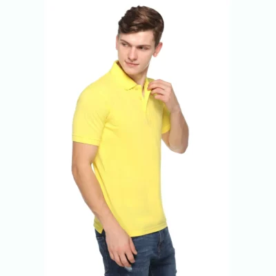 Buy Fas-Tees Polo T-Shirt - Lemon Yellow in bulk for Corporate Gifting | Corporate Gyft