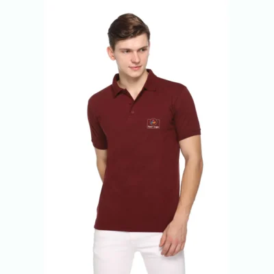 Buy Fas-Tees Polo T-Shirt - Maroon in bulk for Corporate Gifting | Corporate Gyft