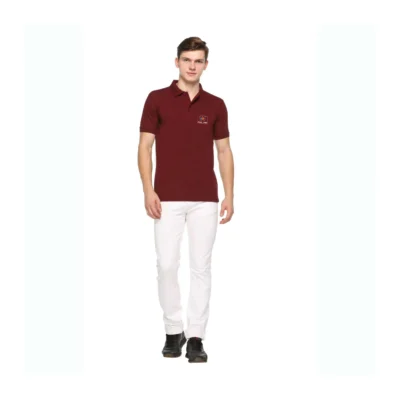 Buy Fas-Tees Polo T-Shirt - Maroon in bulk for Corporate Gifting | Corporate Gyft