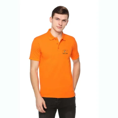Buy Fas-Tees Polo T-Shirt - Orange in bulk for Corporate Gifting | Corporate Gyft