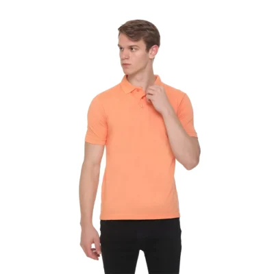 Buy Fas-Tees Polo T-Shirt - Peach in bulk for Corporate Gifting | Corporate Gyft