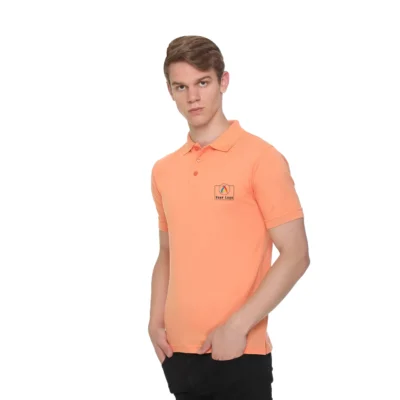 Buy Fas-Tees Polo T-Shirt - Peach in bulk for Corporate Gifting | Corporate Gyft
