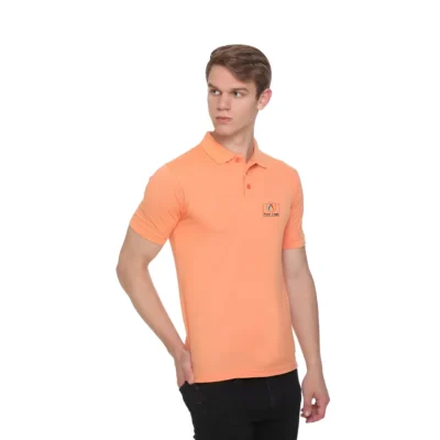 Buy Fas-Tees Polo T-Shirt - Peach in bulk for Corporate Gifting | Corporate Gyft
