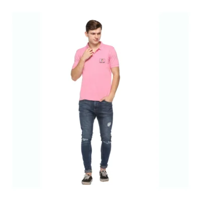 Buy Fas-Tees Polo T-Shirt - Pink in bulk for Corporate Gifting | Corporate Gyft