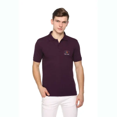 Buy Fas-Tees Polo T-Shirt - Purple in bulk for Corporate Gifting | Corporate Gyft