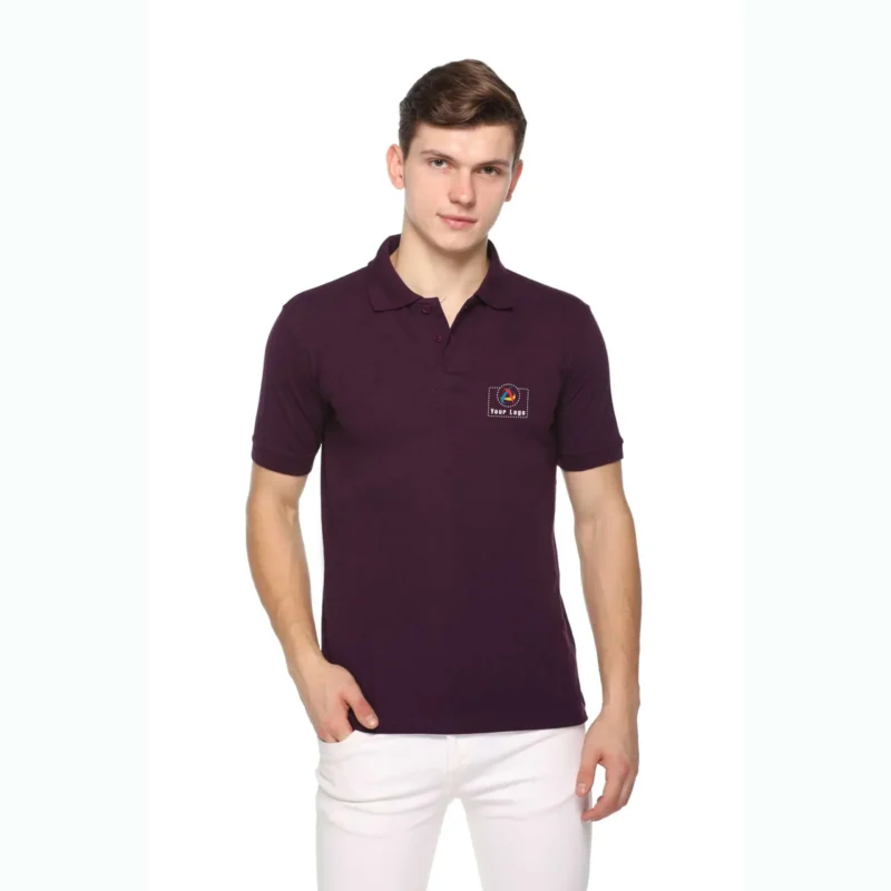 Buy Fas-Tees Polo T-Shirt - Purple in bulk for Corporate Gifting | Corporate Gyft