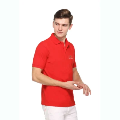 Buy Fas-Tees Polo T-Shirt - Red in bulk for Corporate Gifting | Corporate Gyft