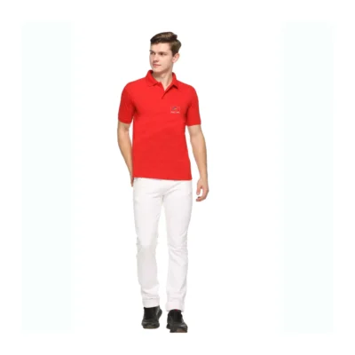Buy Fas-Tees Polo T-Shirt - Red in bulk for Corporate Gifting | Corporate Gyft
