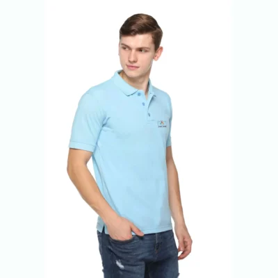 Buy Fas-Tees Polo T-Shirt - Sky Blue in bulk for Corporate Gifting | Corporate Gyft