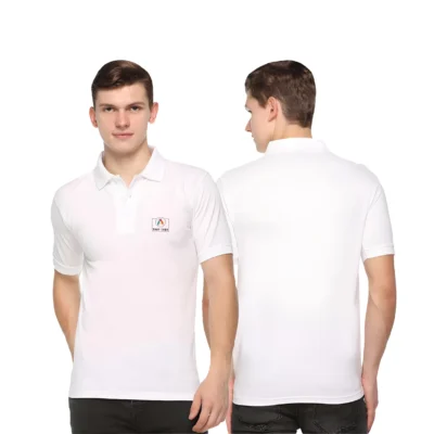 Buy Fas-Tees Polo T-Shirt - White in bulk for Corporate Gifting | Corporate Gyft