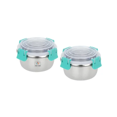 Buy Cutemeals Lunch Box Set of 2 - Green in bulk for Corporate Gifting | Corporate Gyft