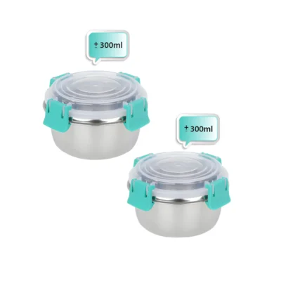 Buy Cutemeals Lunch Box Set of 2 - Green in bulk for Corporate Gifting | Corporate Gyft