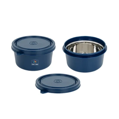 Buy Yummy Ranch Lunch Box Set of 2 - Blue in bulk for Corporate Gifting | Corporate Gyft