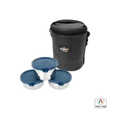 Buy Lunch Pulse Meal Box Set of 3 - Blue in bulk for Corporate Gifting | Corporate Gyft
