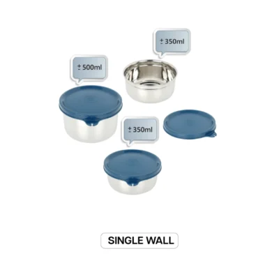 Buy Lunch Pulse Meal Box Set of 3 - Blue in bulk for Corporate Gifting | Corporate Gyft