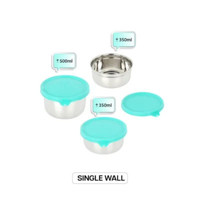Buy Lunch Pulse Meal Box Set of 3 - Green in bulk for Corporate Gifting | Corporate Gyft