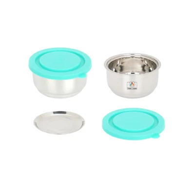Buy Delight Lunch Box Set of 2 - Green in bulk for Corporate Gifting | Corporate Gyft