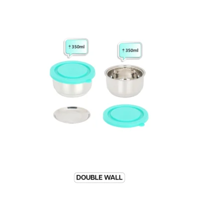 Buy Delight Lunch Box Set of 2 - Green in bulk for Corporate Gifting | Corporate Gyft
