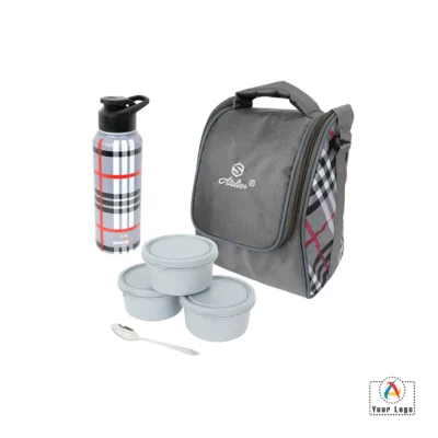 Buy Lunchmate Meal Set of 4 - Grey in bulk for Corporate Gifting | Corporate Gyft