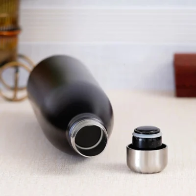 Buy Insulated Steel Cola Bottle - Black in bulk for Corporate Gifting | Corporate Gyft