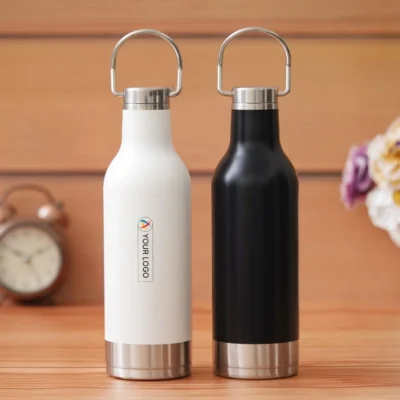 Buy Thermal Steel Bottle Black in bulk for Corporate Gifting | Corporate Gyft