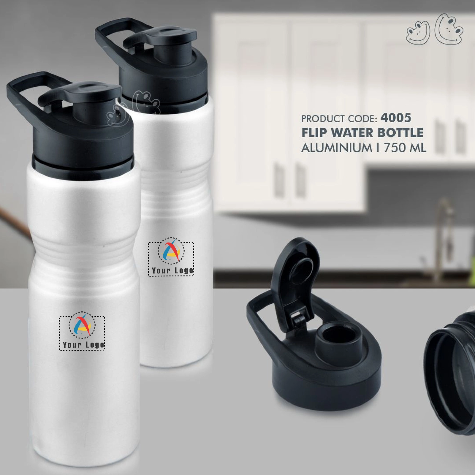 Buy Flip Sports Water Bottle in bulk for Corporate Gifting | Corporate Gyft