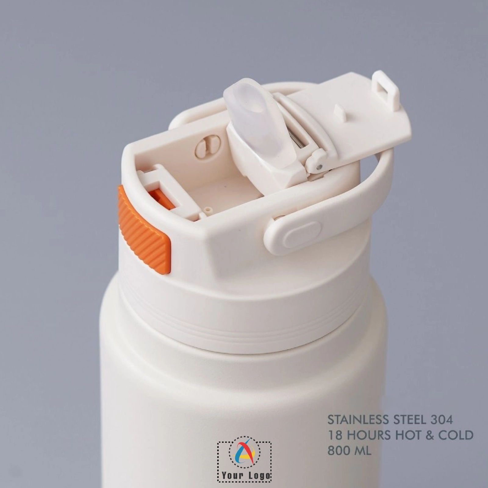 Buy Premium Hot and Cold Stainless Steel Bottle - White in bulk for Corporate Gifting | Corporate Gyft