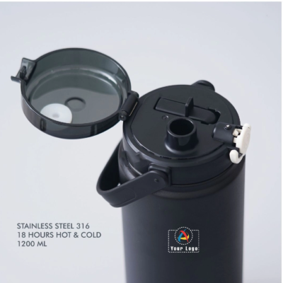 Buy Stainless Steel Hot and Cold Bottle 1200 ML in bulk for Corporate Gifting | Corporate Gyft