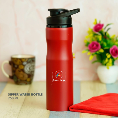 Buy Travel Stainless Steel Bottle - Red in bulk for Corporate Gifting | Corporate Gyft