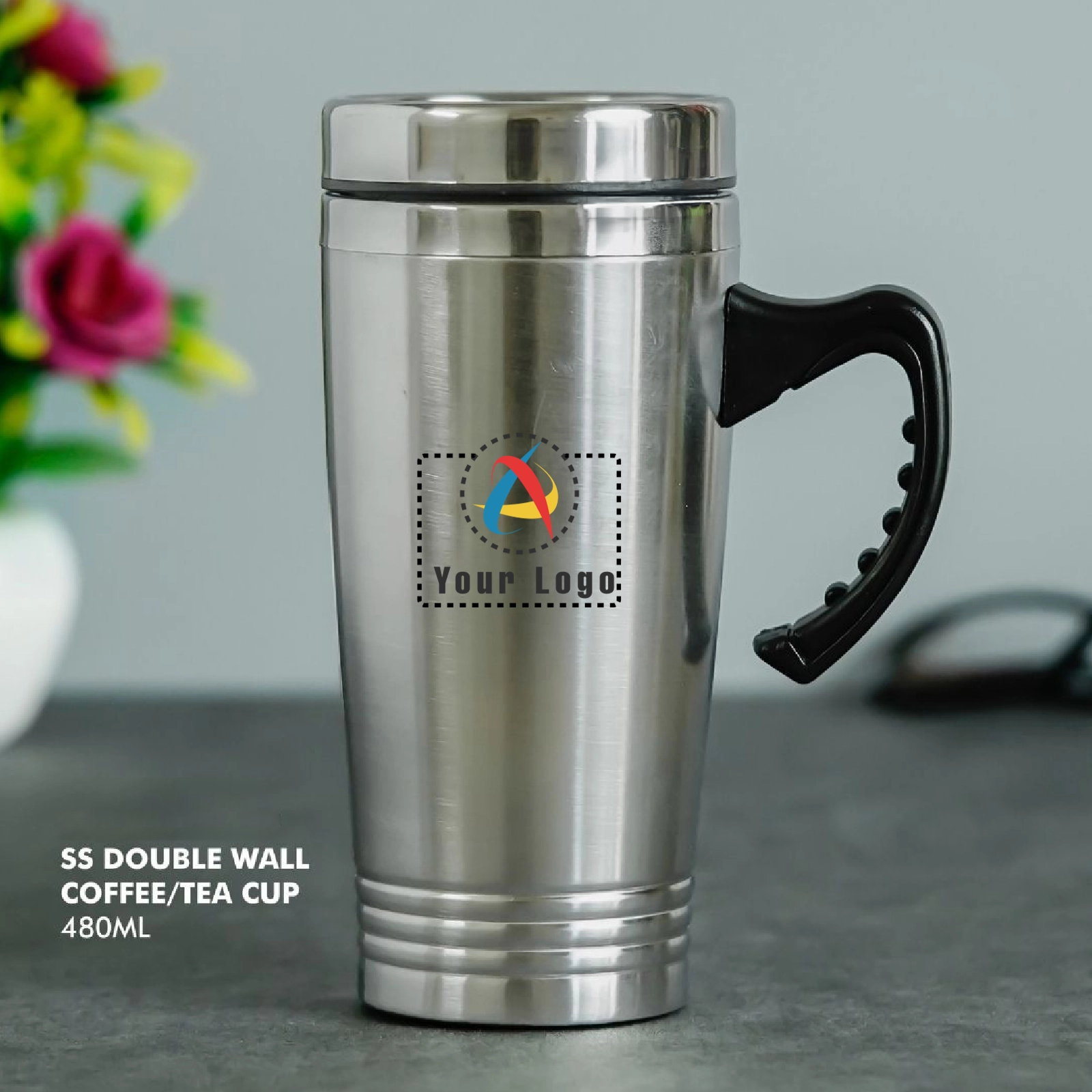 Double Wall Stainless Steel Beverage Mug Buy Double Wall Stainless Steel Beverage Mug in bulk for Corporate Gifting | Corporate Gyft