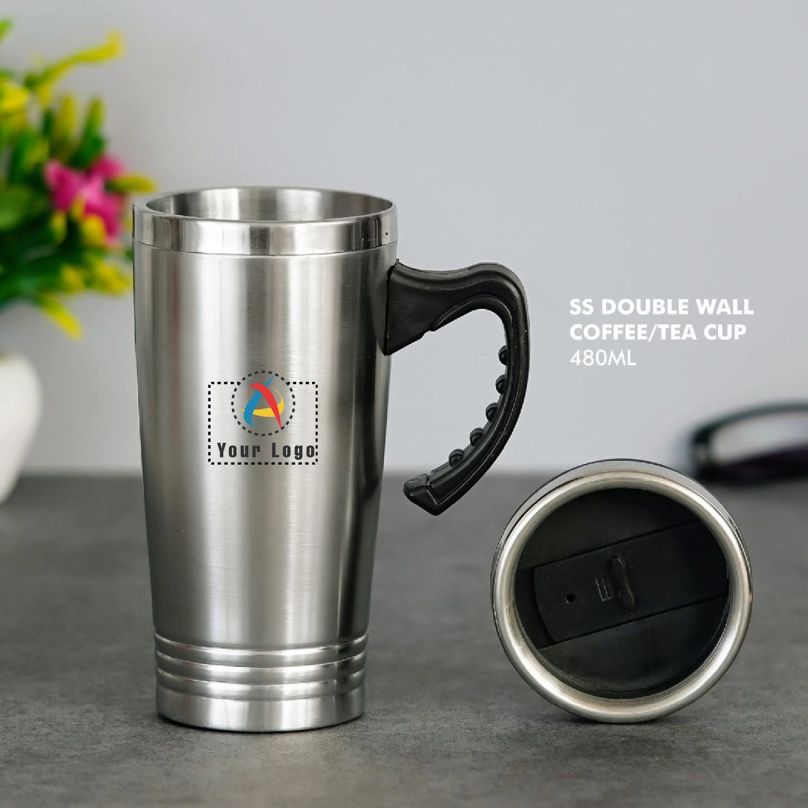 Double Wall Stainless Steel Beverage Mug Buy Double Wall Stainless Steel Beverage Mug in bulk for Corporate Gifting | Corporate Gyft