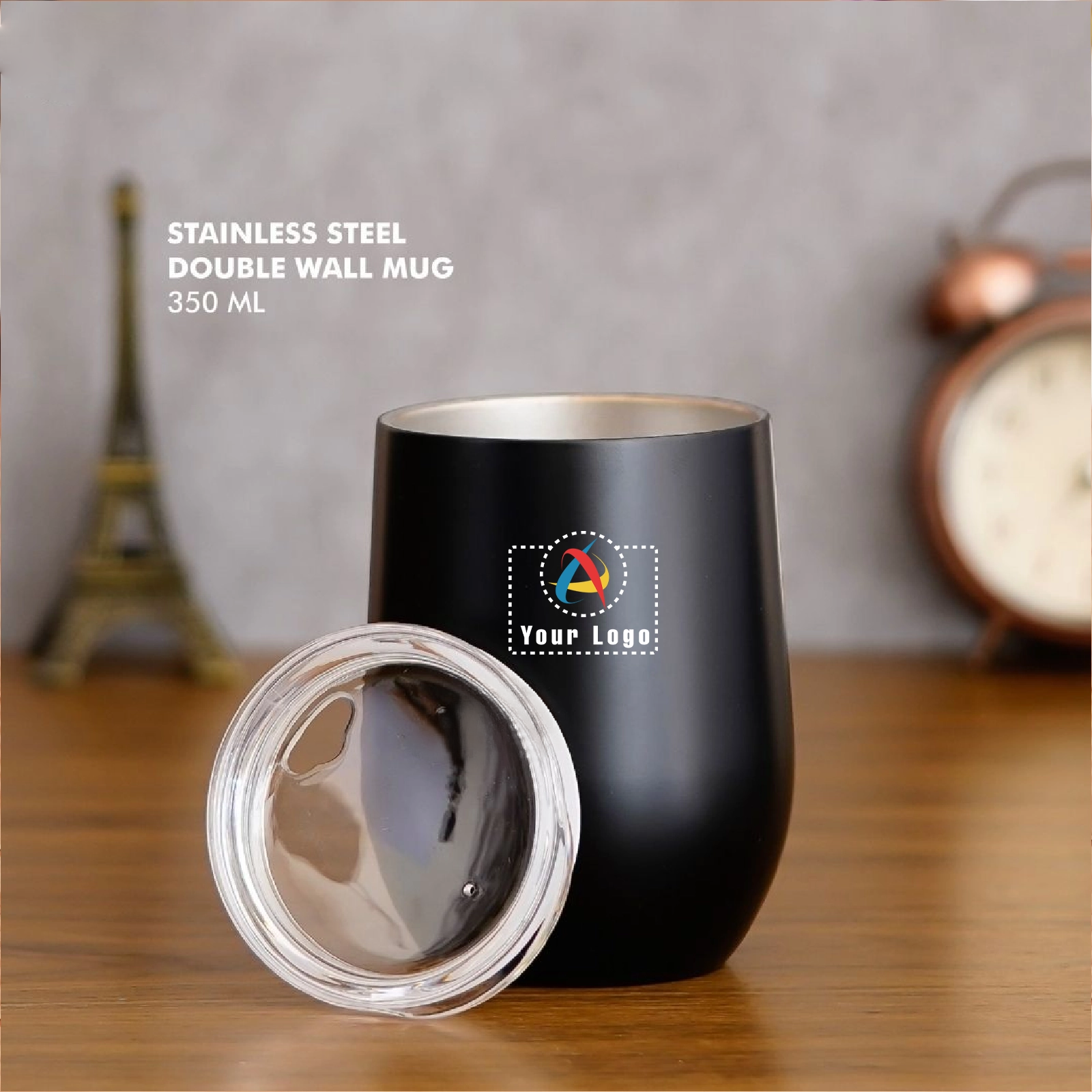 Buy Stainless Steel Double-Wall Mug in bulk for Corporate Gifting | Corporate Gyft