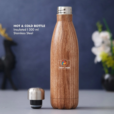 Buy Stainless Steel Thermal Flask - Brown in bulk for Corporate Gifting | Corporate Gyft