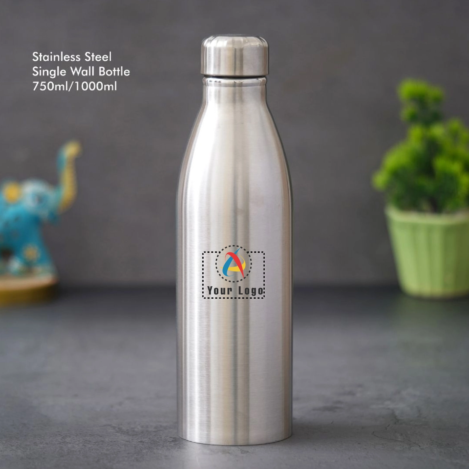 Classic Stainless Steel Bottle Buy Classic Stainless Steel Bottle in bulk for Corporate Gifting | Corporate Gyft