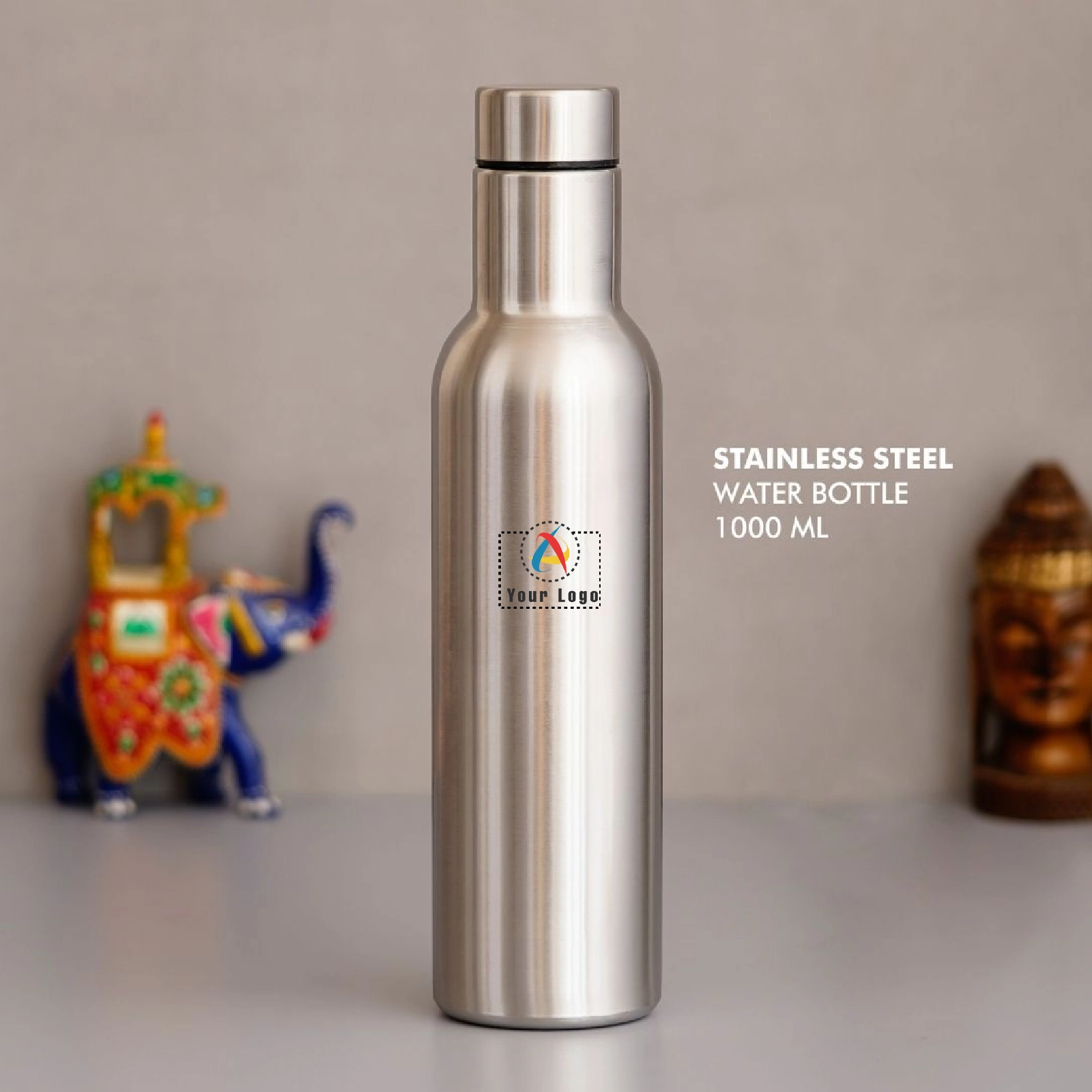 Buy Sleek Stainless Steel Bottle in bulk for Corporate Gifting | Corporate Gyft
