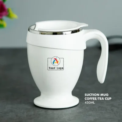 Buy Suction Mug - White in bulk for Corporate Gifting | Corporate Gyft