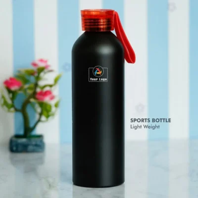 Buy Sports Aluminum Water Bottle - Red in bulk for Corporate Gifting | Corporate Gyft