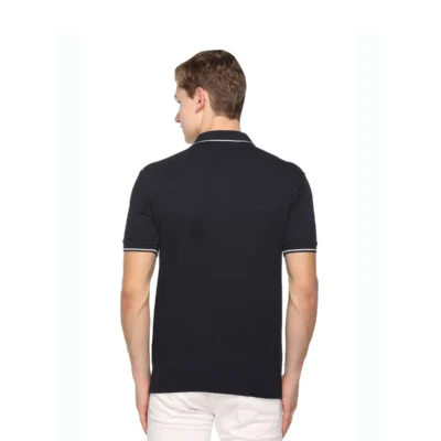 Buy Highline Polo T-Shirt in Navy Blue and White in bulk for Corporate Gifting | Corporate Gyft