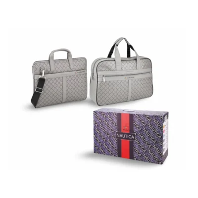 Buy Nautica Laptop and Duffle Travel Set - Grey in bulk for Corporate Gifting | Corporate Gyft