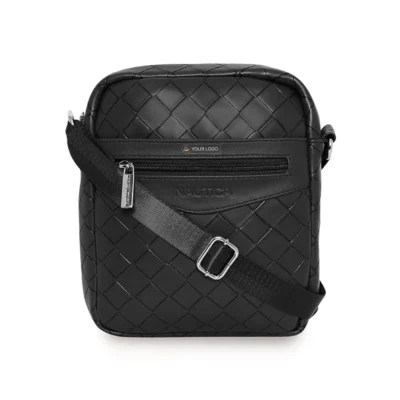 Buy Nautica Everyday Sling Bag - Black in bulk for Corporate Gifting | Corporate Gyft