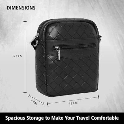 Buy Nautica Everyday Sling Bag - Black in bulk for Corporate Gifting | Corporate Gyft