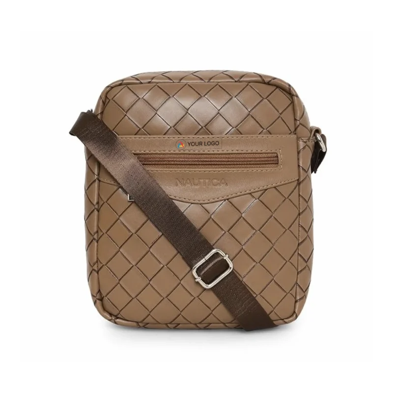 Buy Nautica Everyday Sling Bag - Brown in bulk for Corporate Gifting | Corporate Gyft